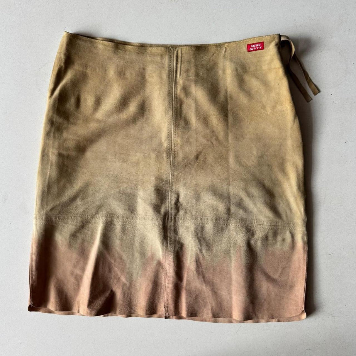 Miss Sixty Suede Ombre Midi Skirt