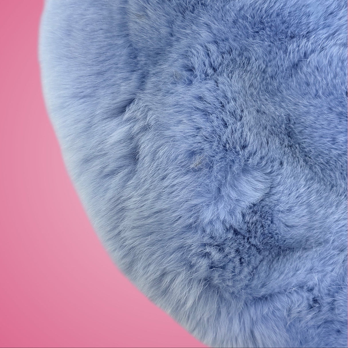 Chanel Blue Furry Evening Bag