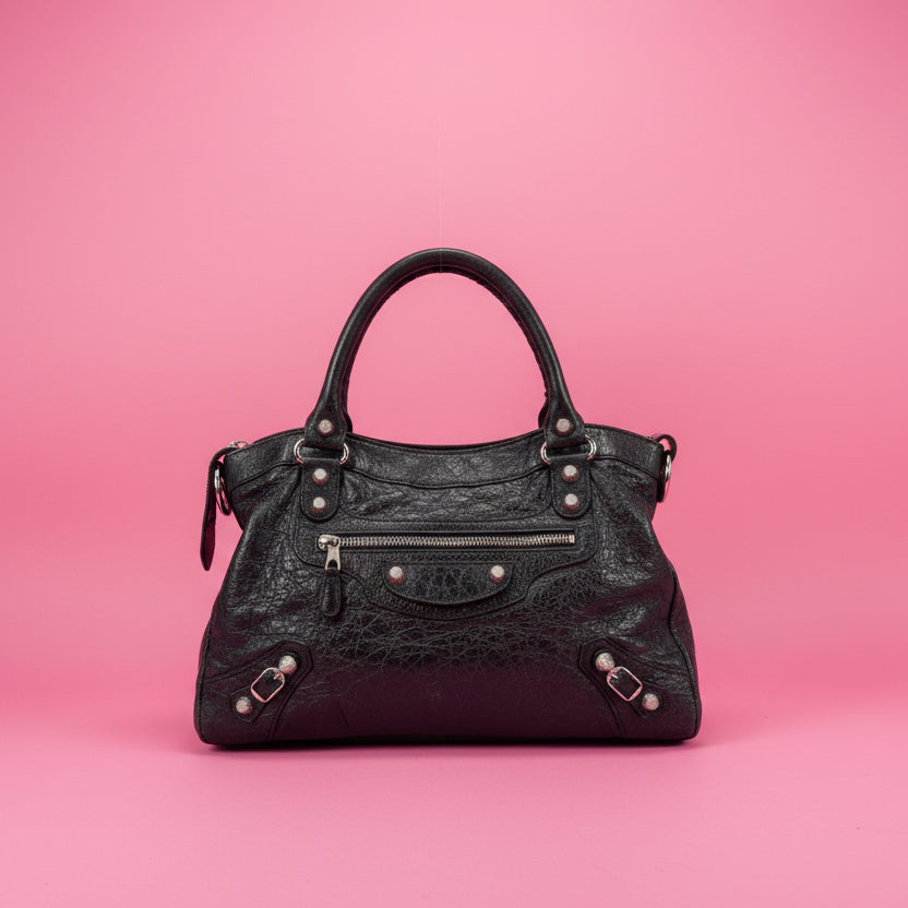 Balenciaga City Bag Navy