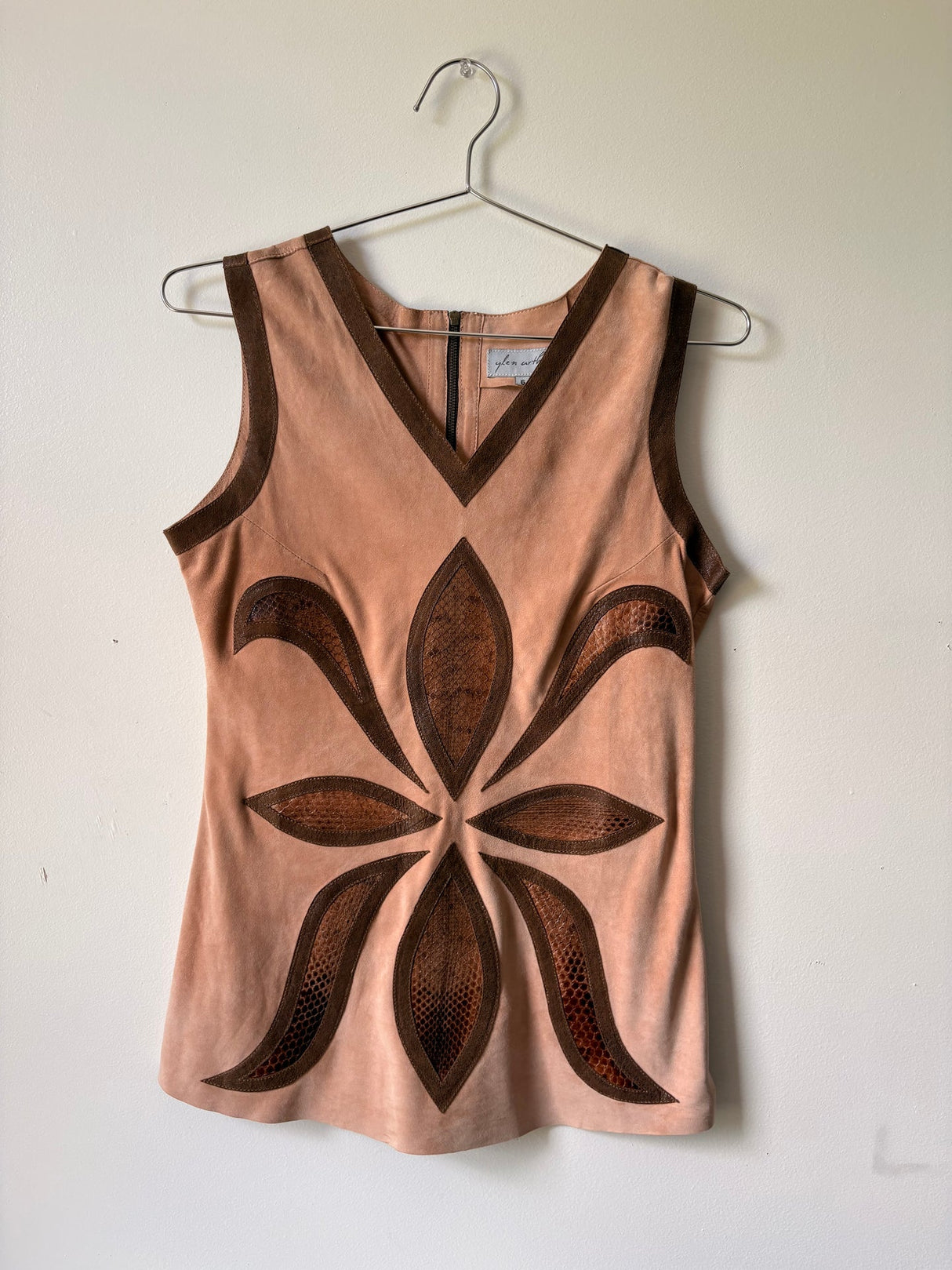 Archival suede top