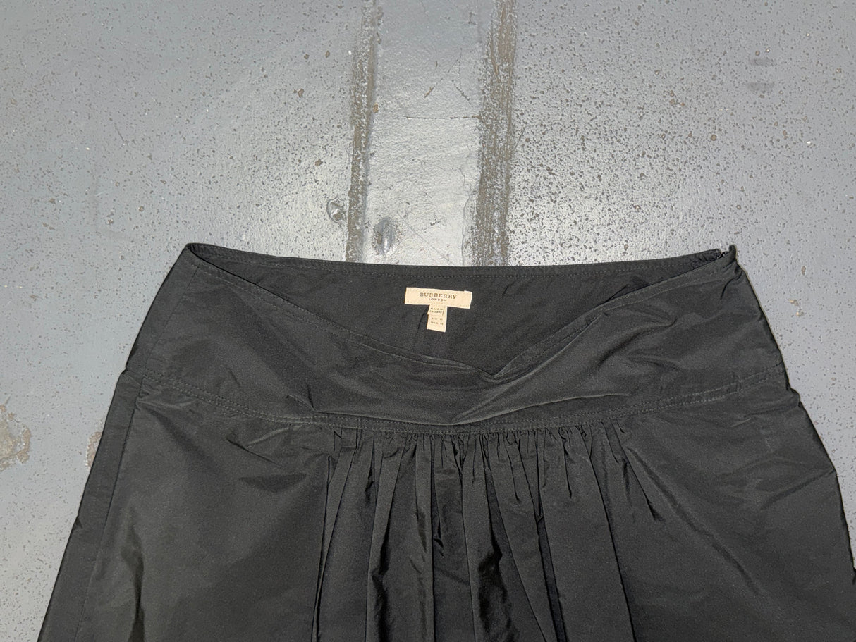 BURBERRY Black Midi Skirt