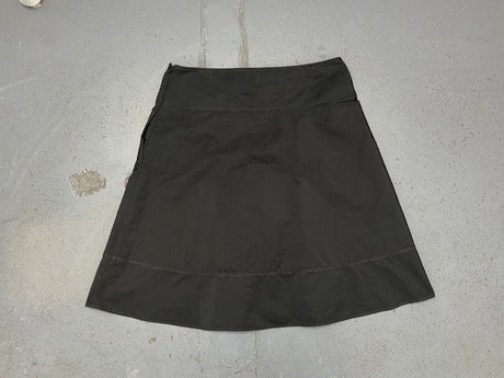 BURBERRY Black Midi Skirt