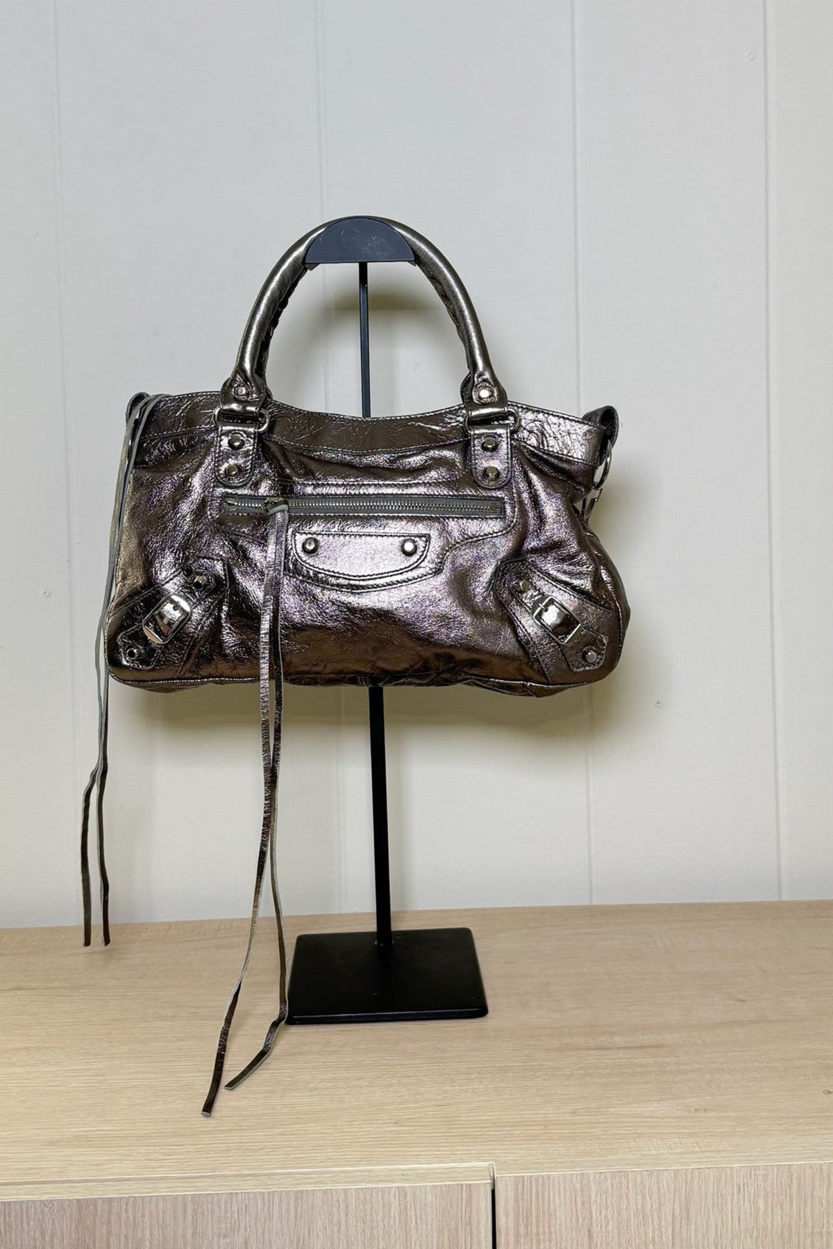 Balenciaga Silver First Bag