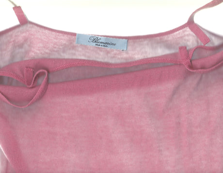 BLUMARINE Coral Sweater Tank Top