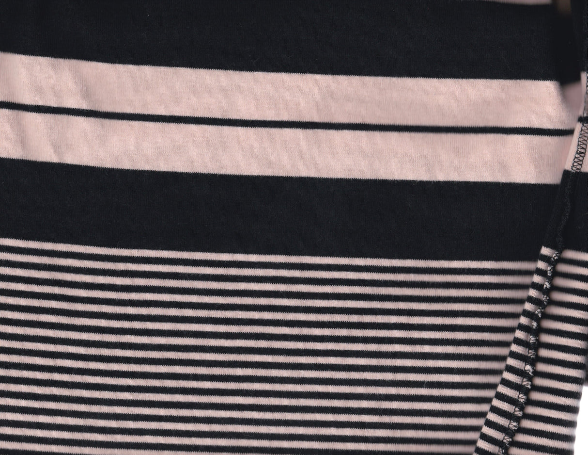 SONIA RYKIEL Pink and Black Striped Sweater
