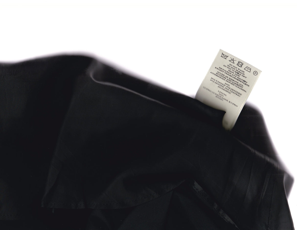 BURBERRY Black Midi Skirt