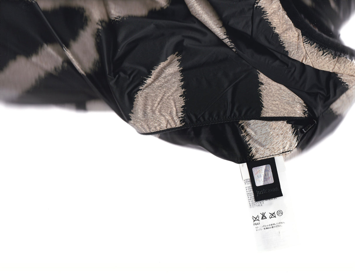 JUST CAVALLI Tiger Print Reversible Puffer Jacket