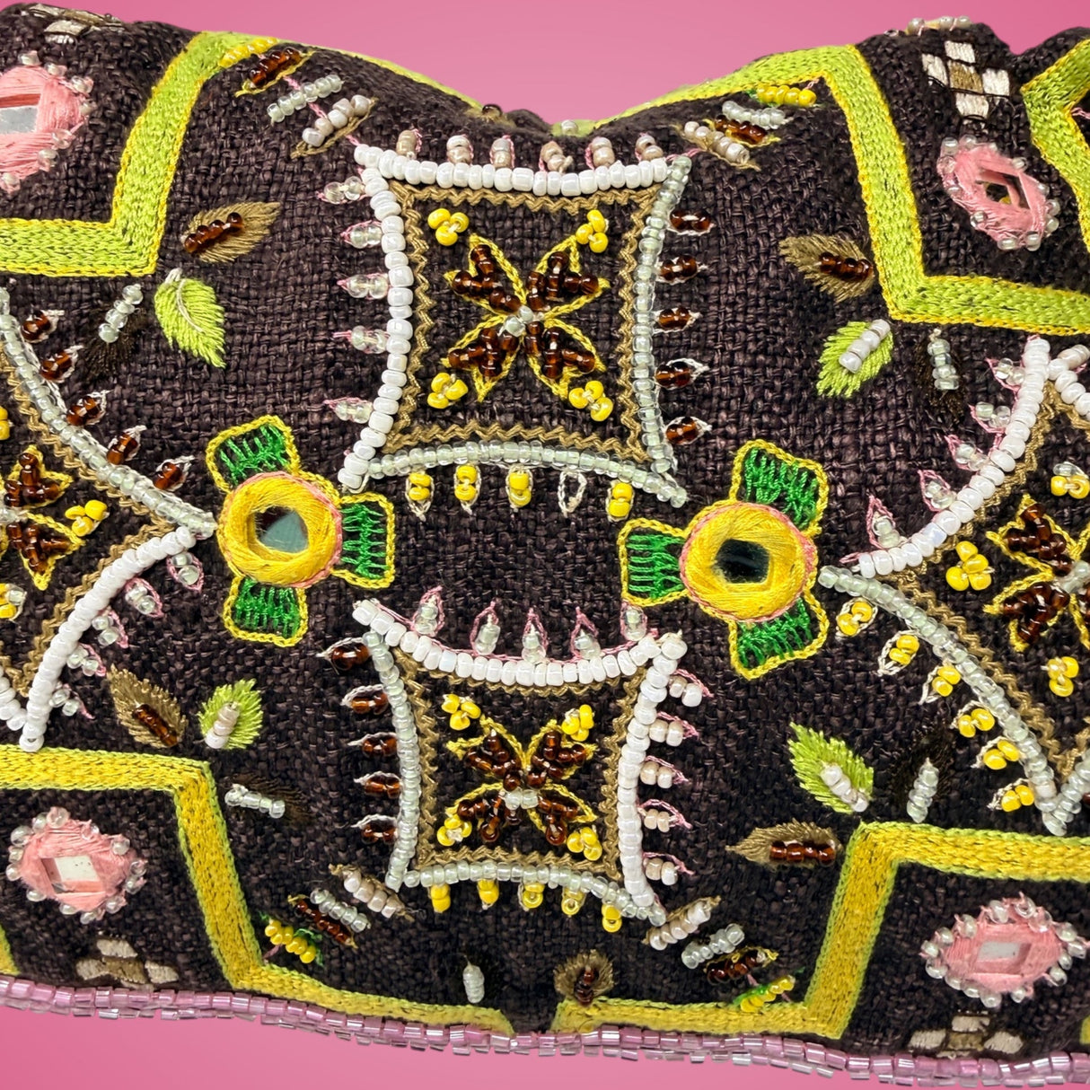 Fendi Baguette Beaded Embroidered with Fringe
