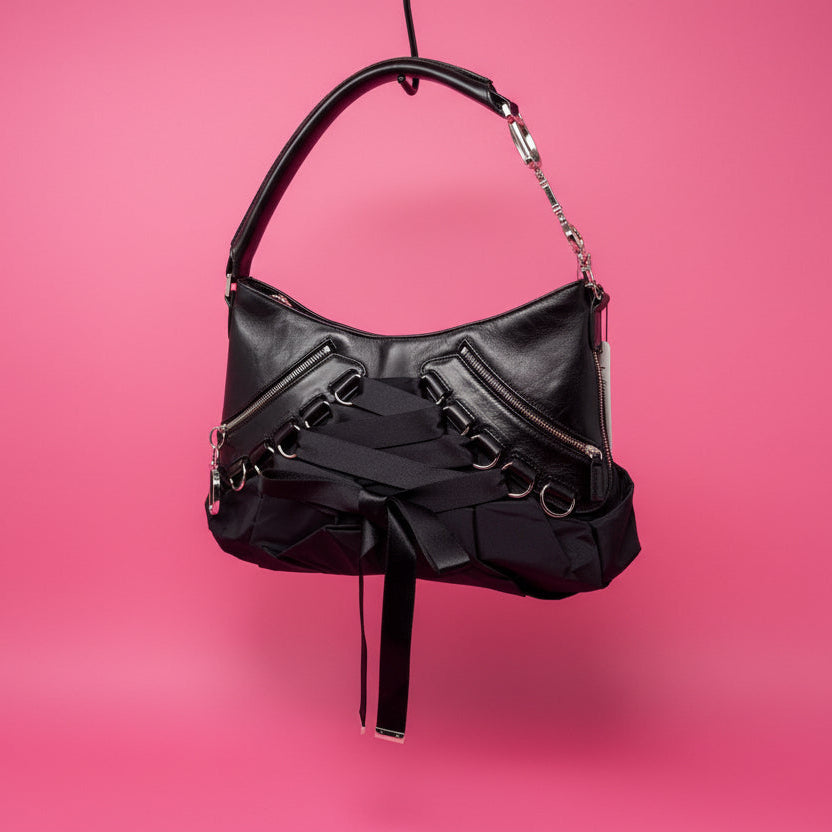 Dior Black Ballerina Corset Bag