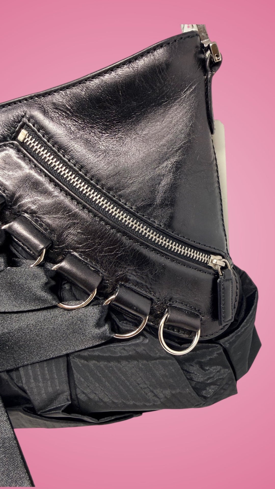 Dior Black Ballerina Corset Bag