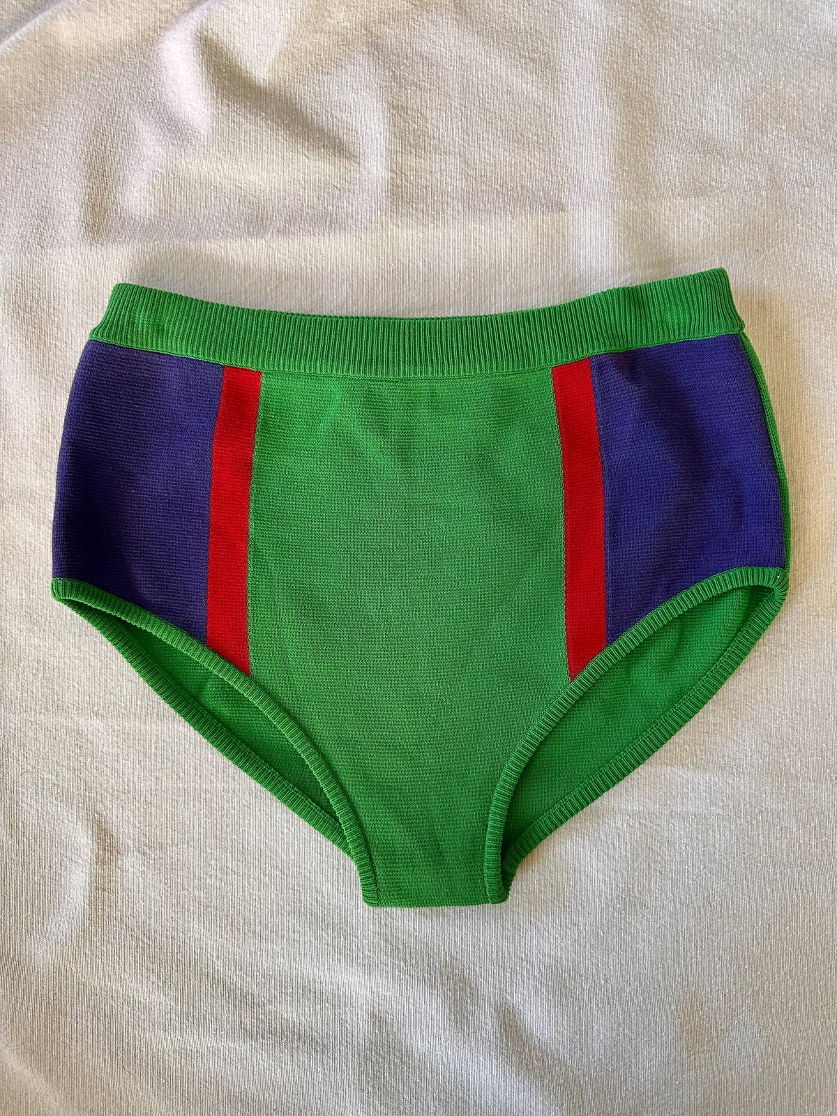 Marni Clover striped knit hot pants