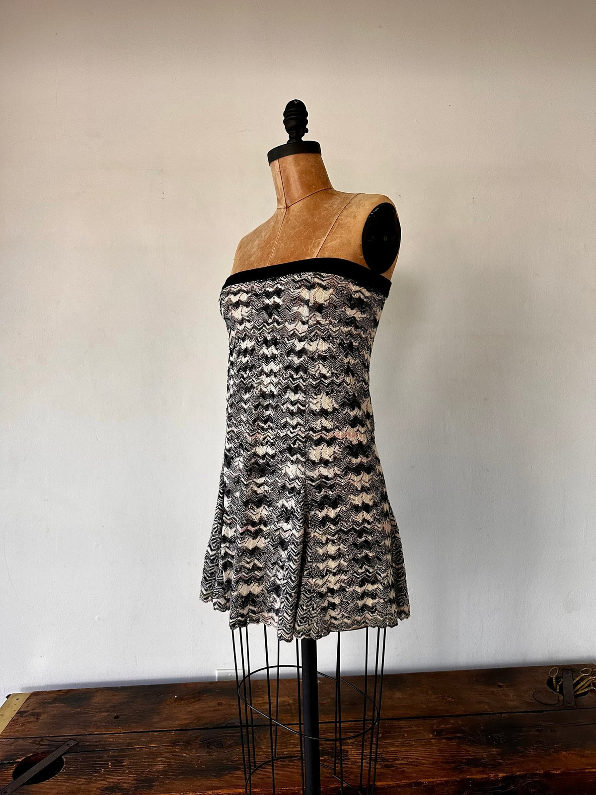Missoni Noir & Blanc Knit Skirt