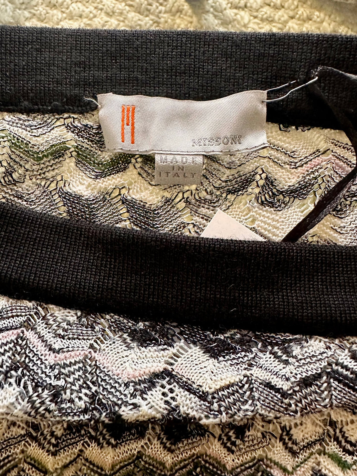 Missoni Noir & Blanc Knit Skirt