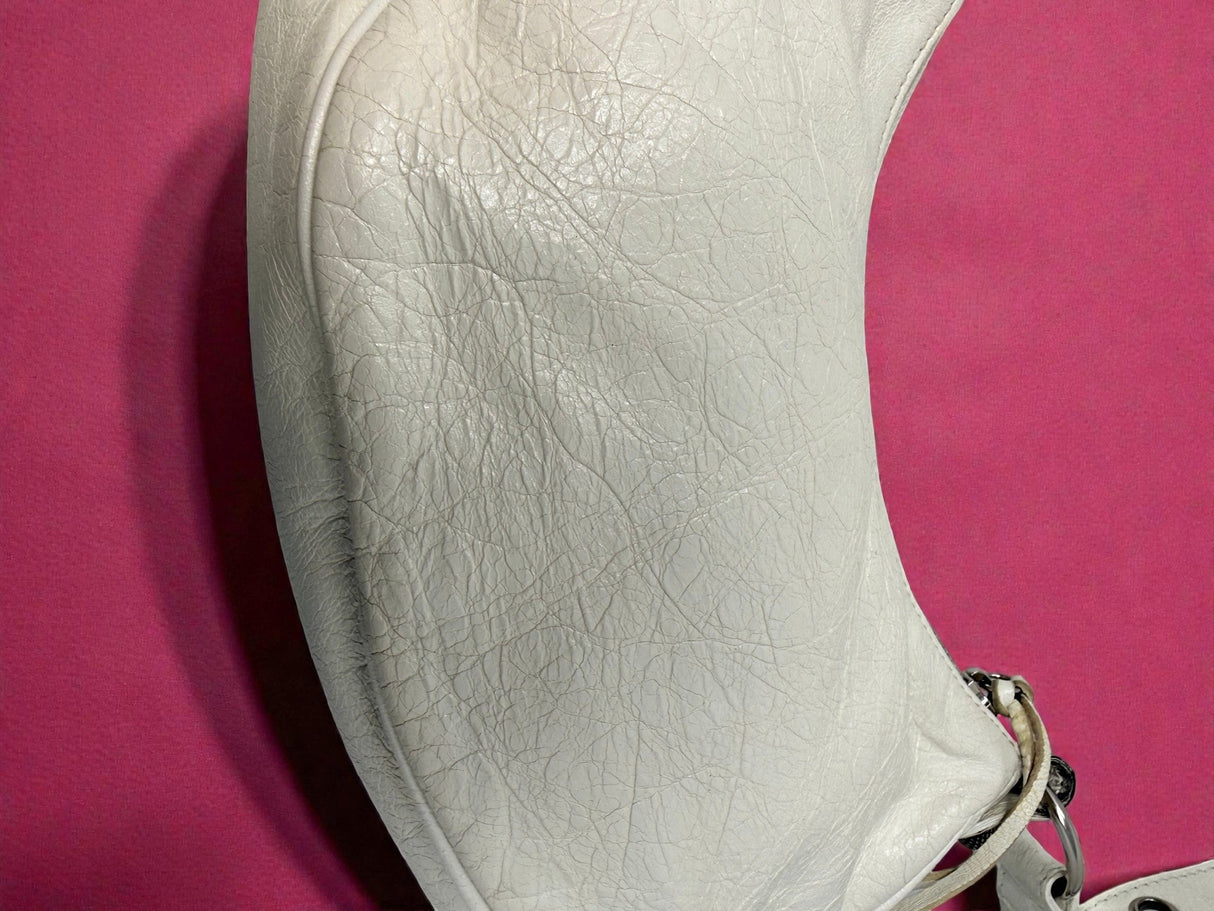 Balenciaga Le Cagole White Leather
