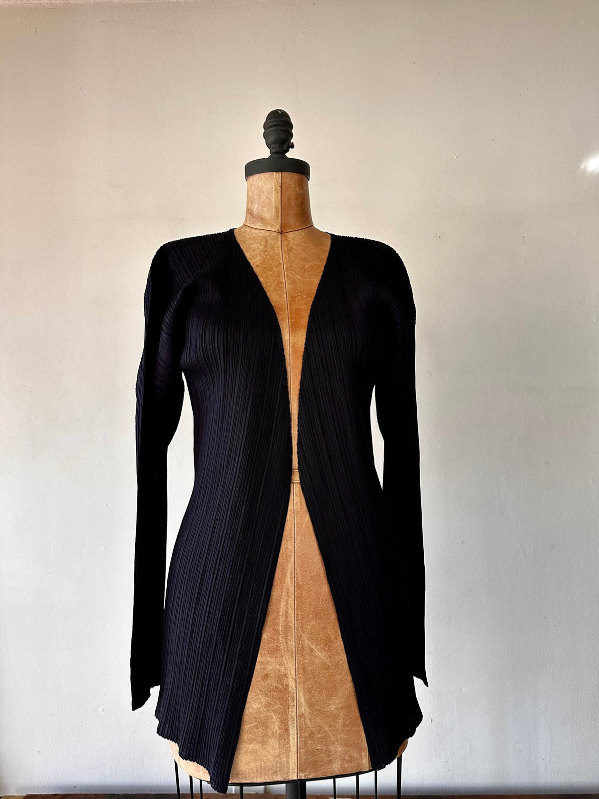 Issey MiyakePleats Please Navy Cardigan