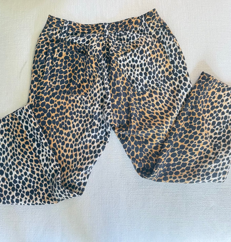 Dolce & Gabbana Leopard Print Cropped Pants