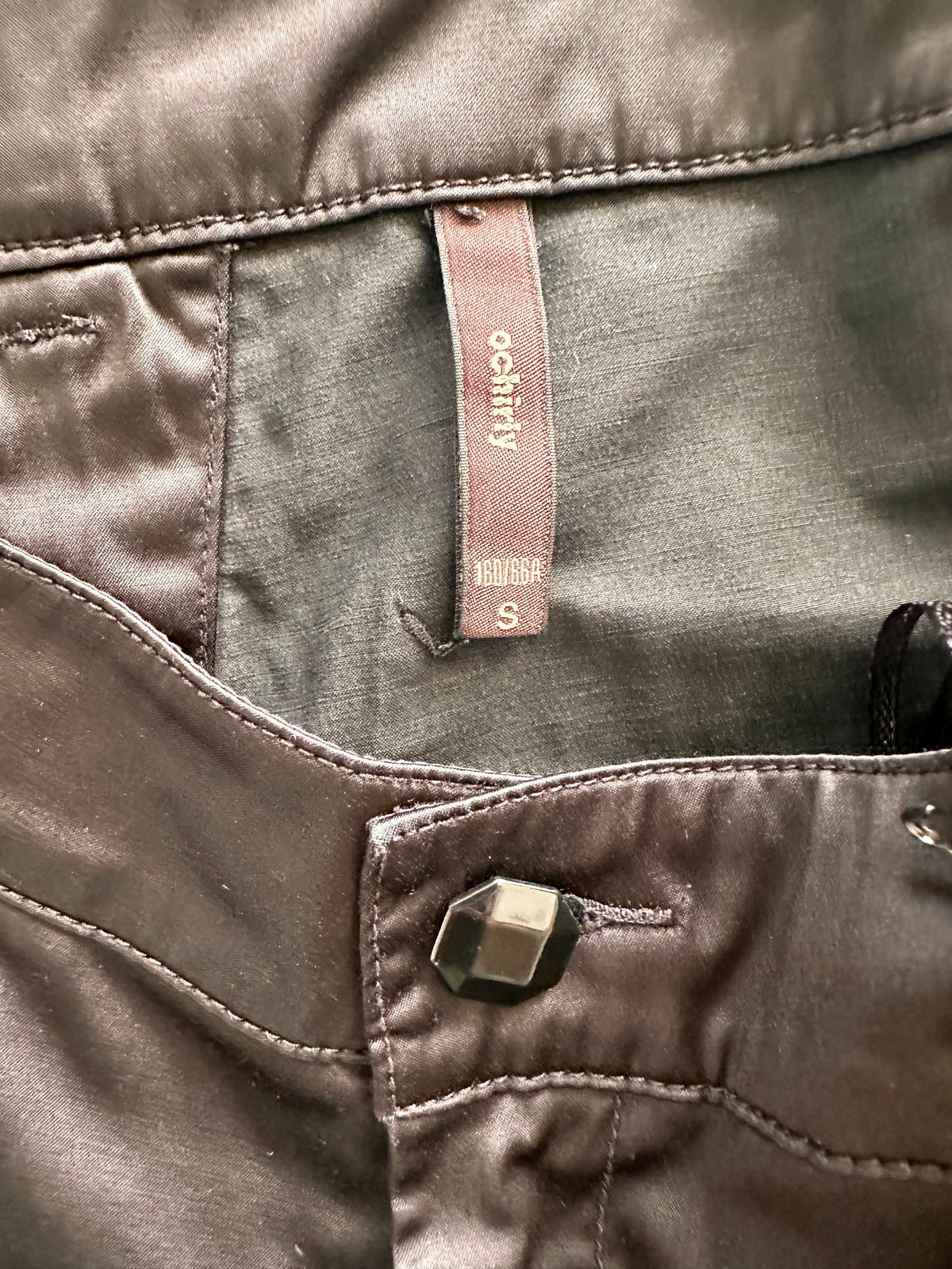Ochirly Noir satin capris