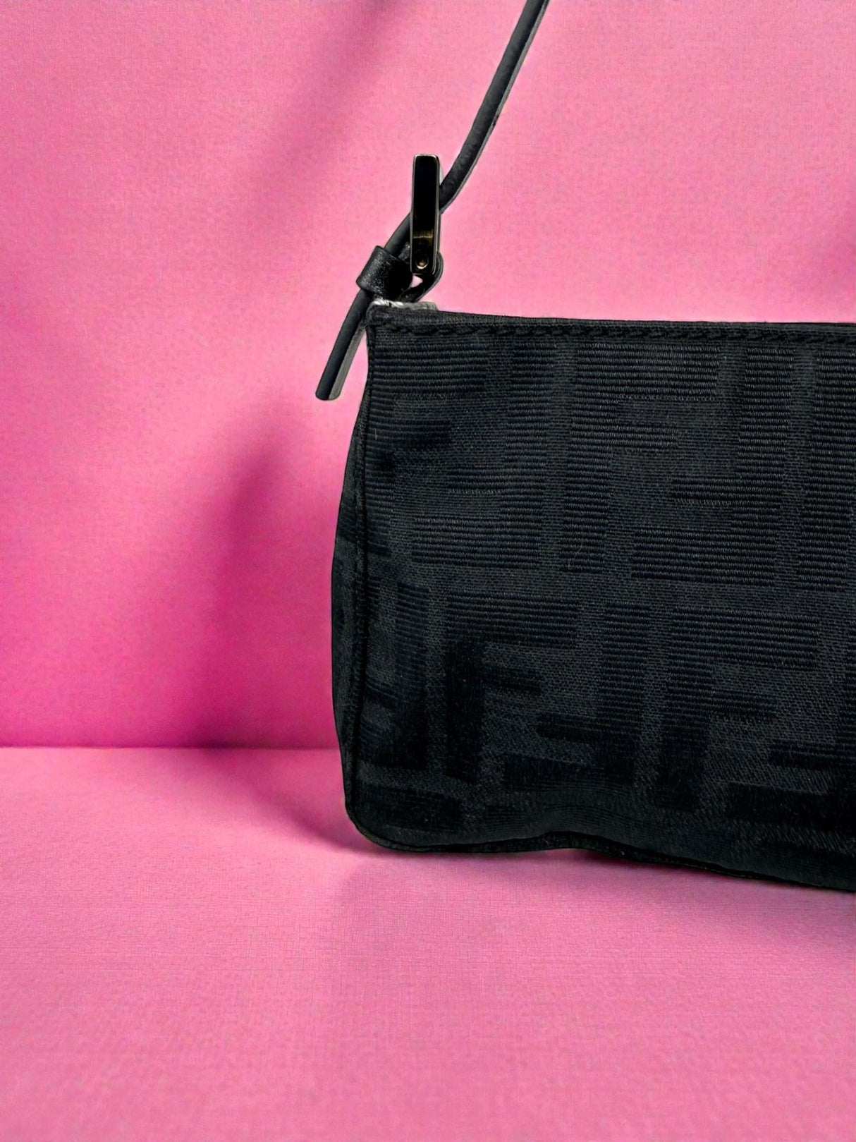 Fendi Zucca Pochette Black