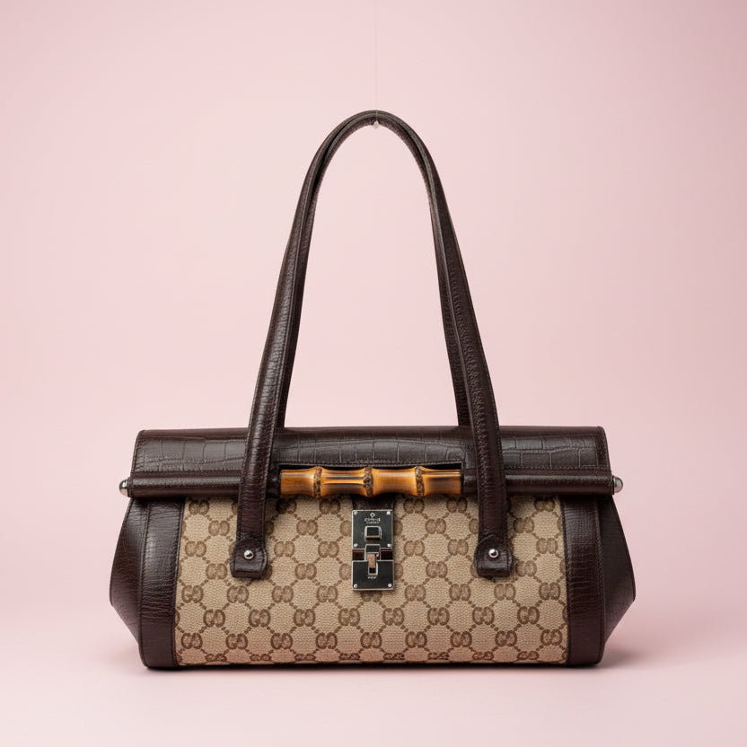 Gucci Bamboo Top Handle Shoulder Bag