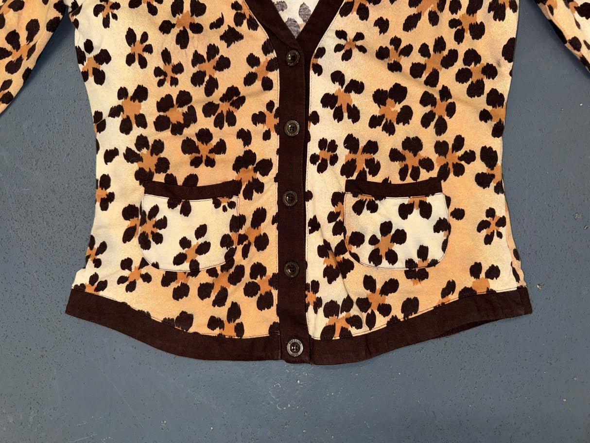 MOSCHINO Leopard Print Cardigan