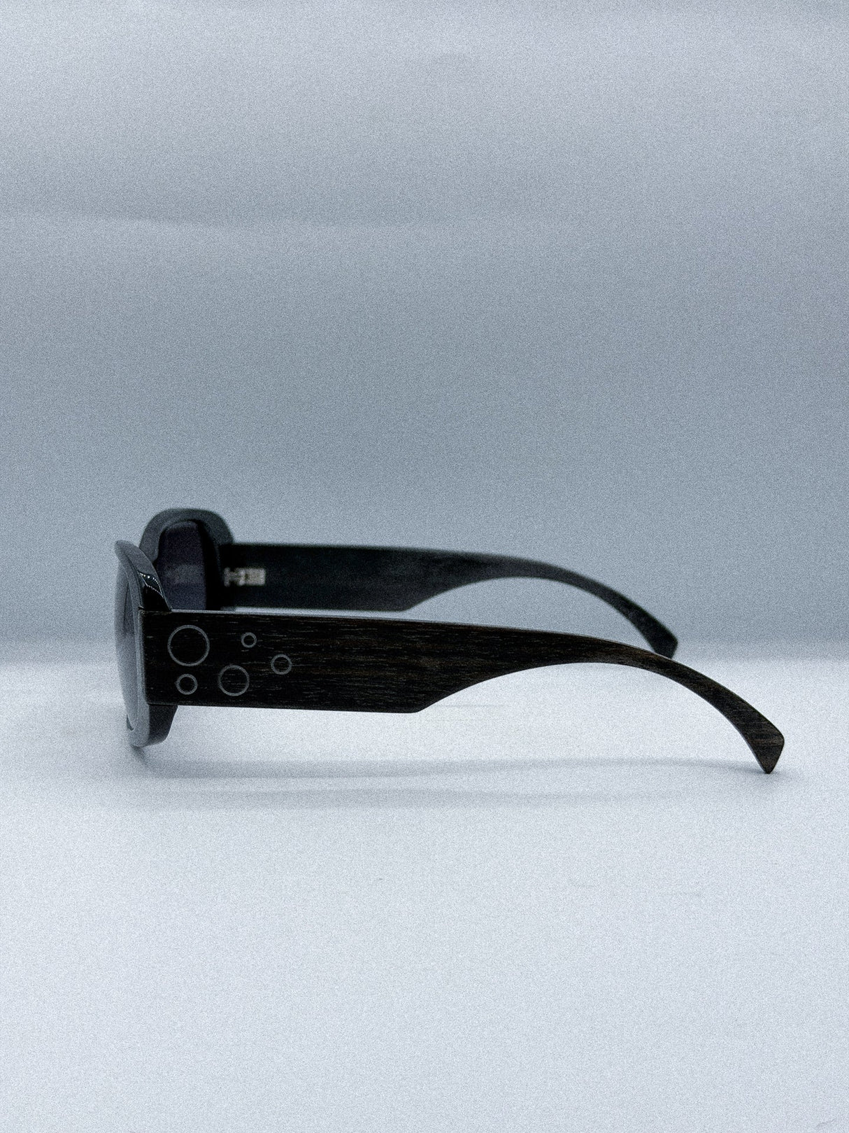 "Abe" 1980s Gold & Wood Paris Sunglasses
