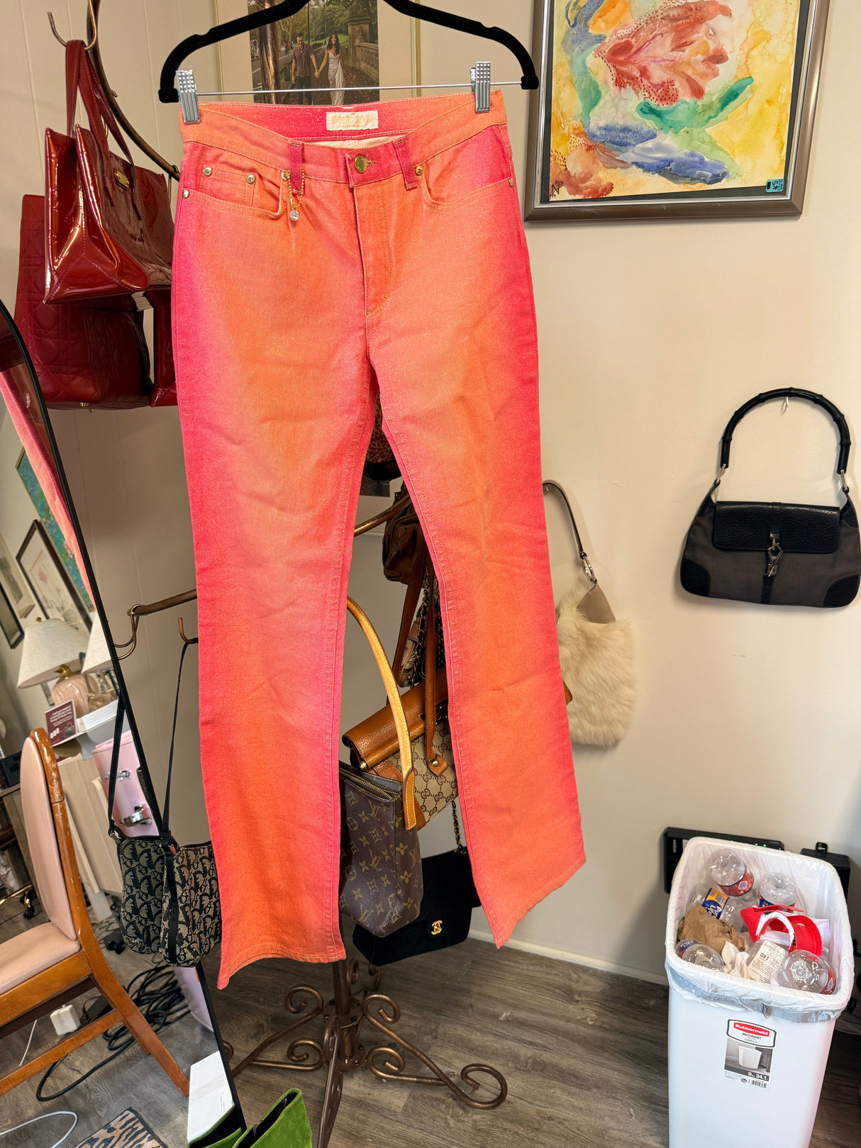 Roberto Cavalli Pink Jeans