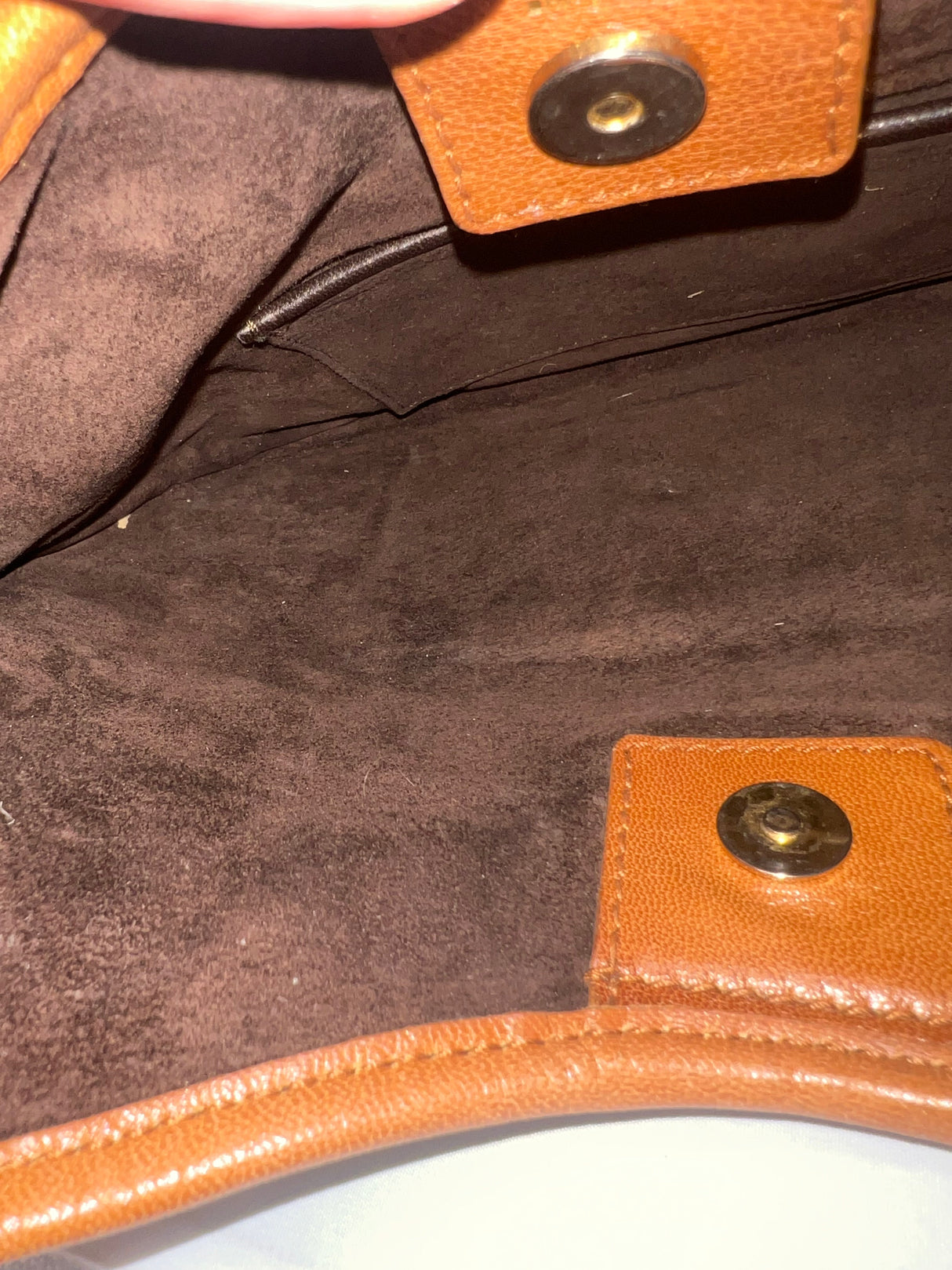 YSL Saint Tropez Brown Suede & Leather Bag