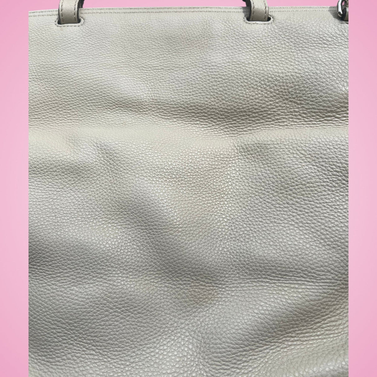 Gucci Bamboo Top Handle Bag White Leather