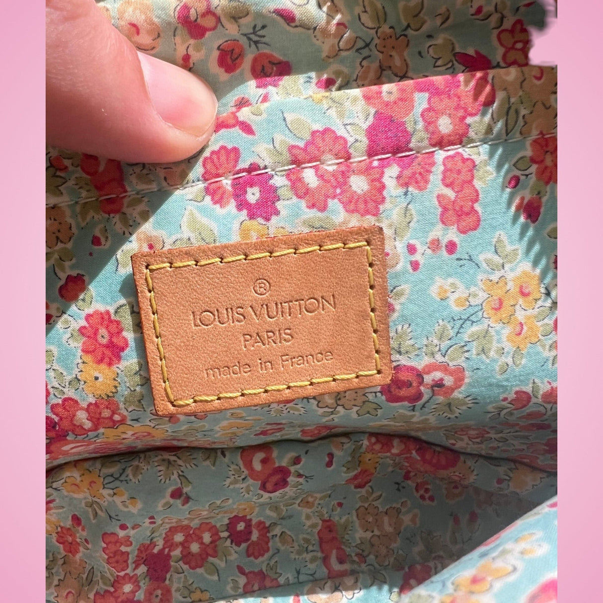Louis Vuitton Monogram Denim Patchwork Bag