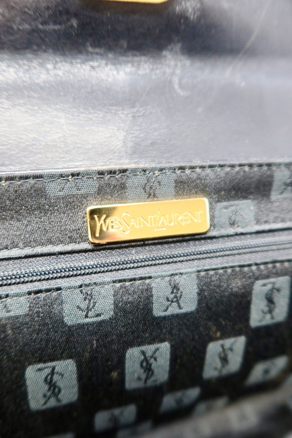 YSL Top Handle Bag Black