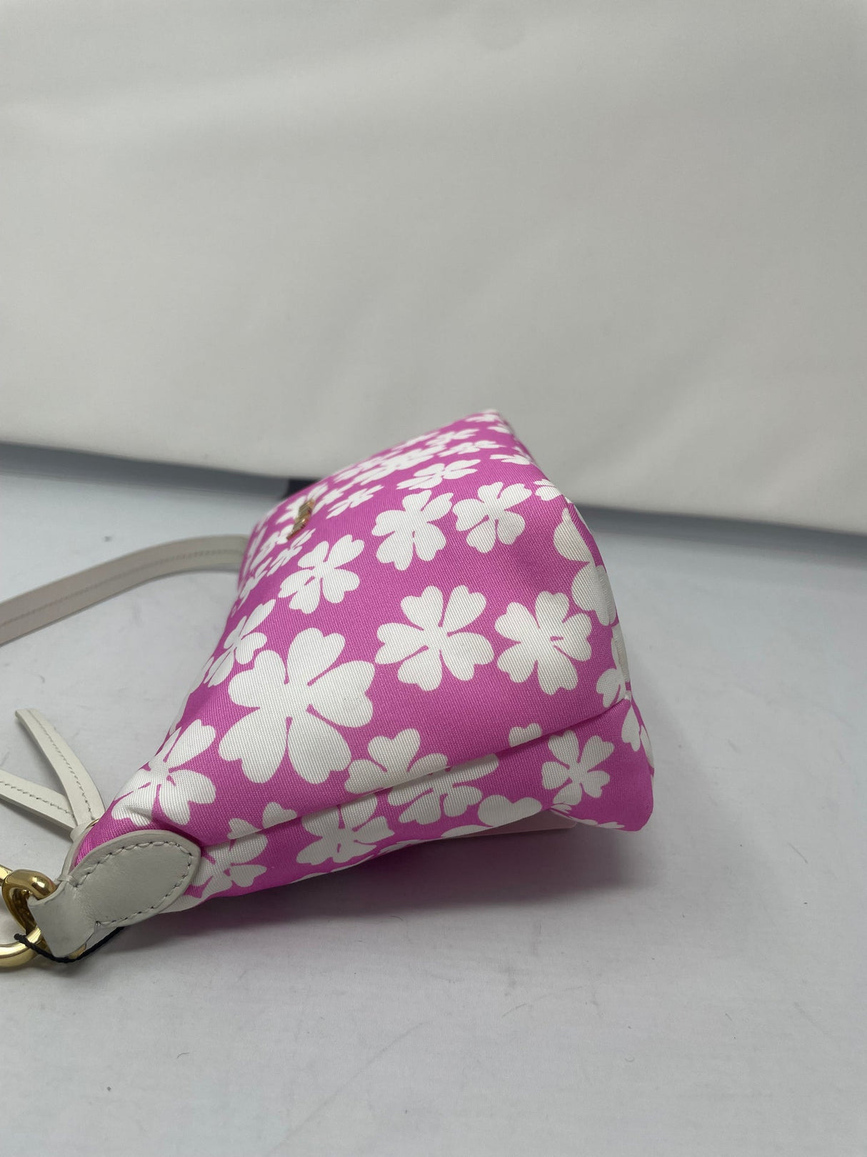 Miu Miu Pink Nylon Floral Mini Bag