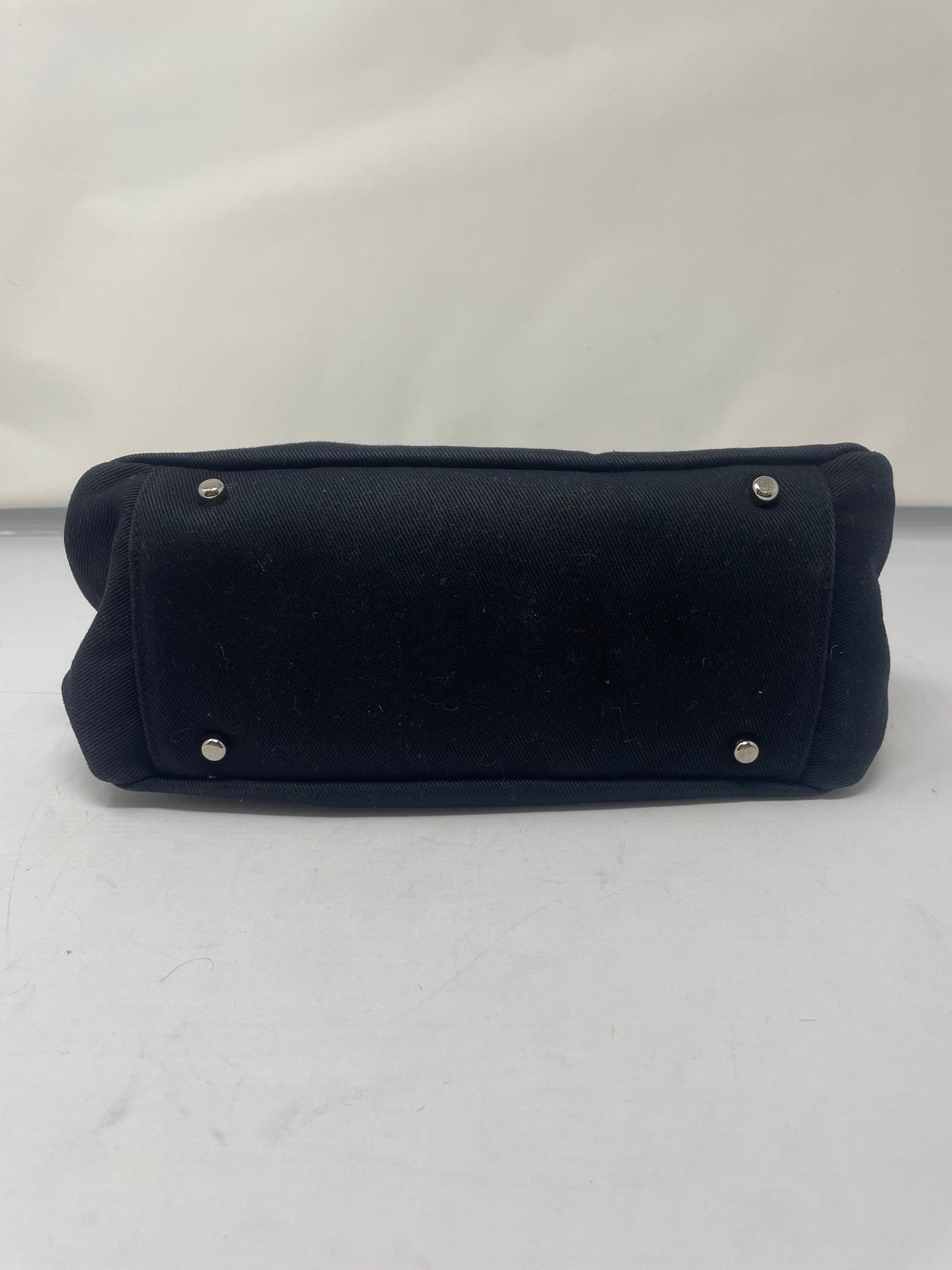 YSL Black Canvas Kahala Shoulder Bag