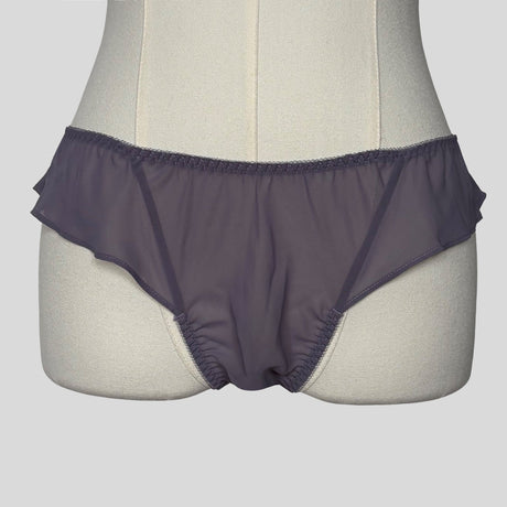 Silky bust backless babydoll slip with matching panties