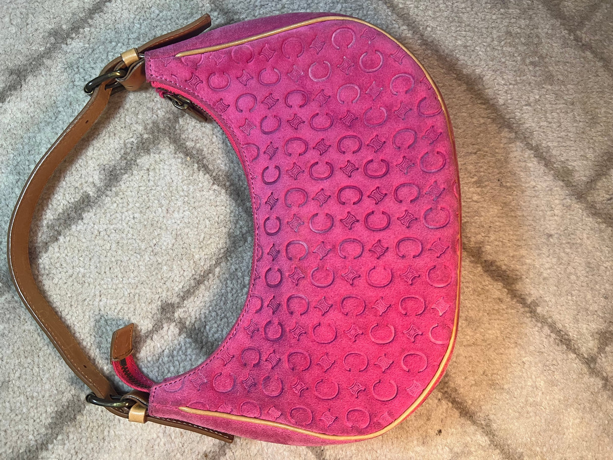 Celine Pink Suede