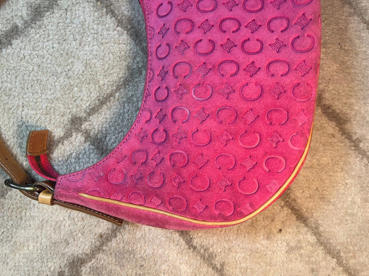 Celine Pink Suede