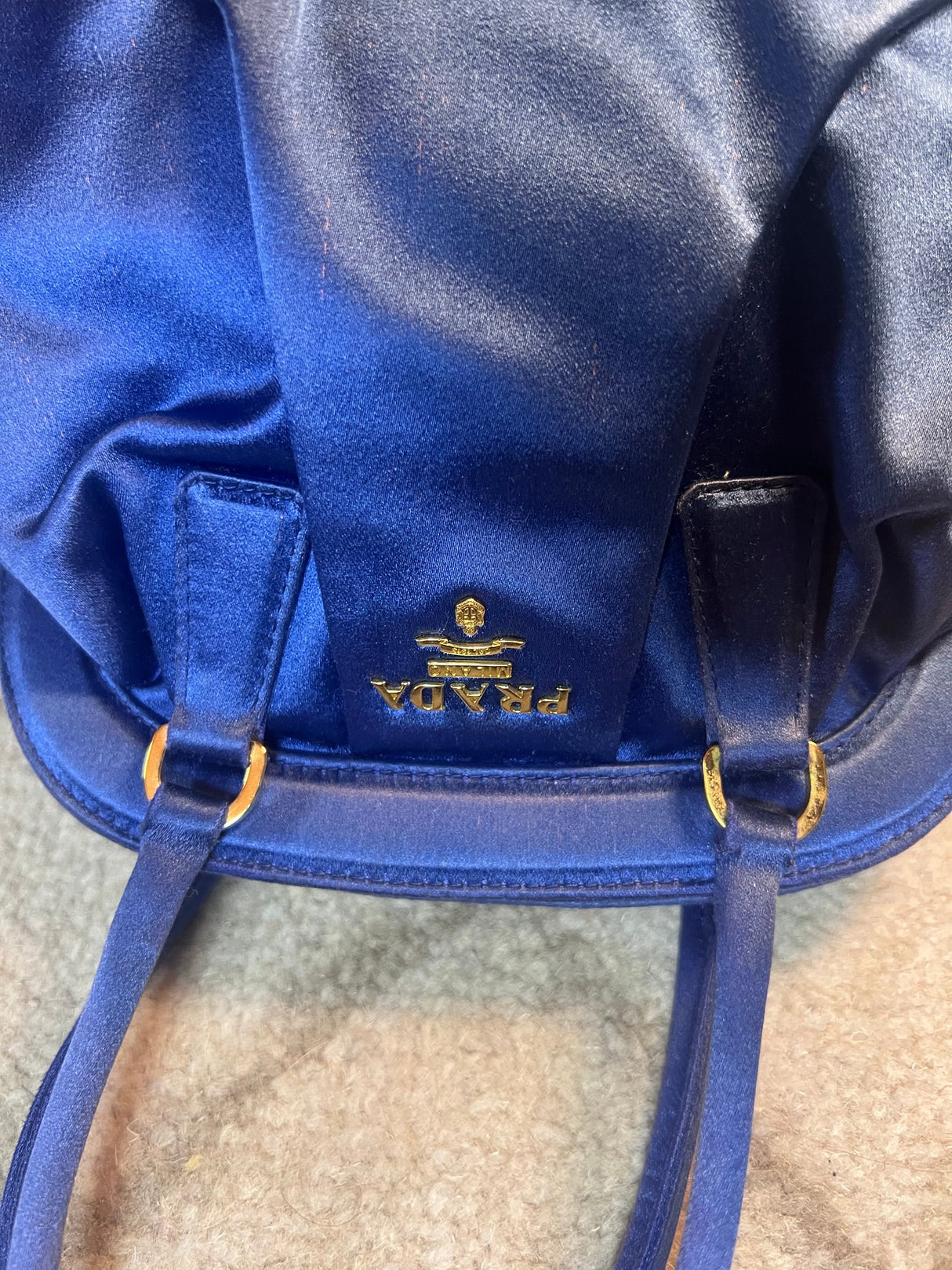 Prada Blue Satin