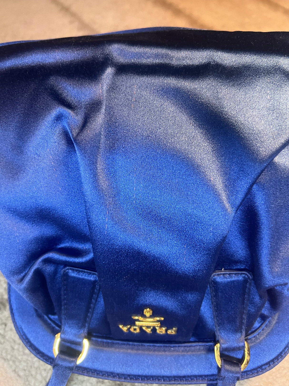 Prada Blue Satin