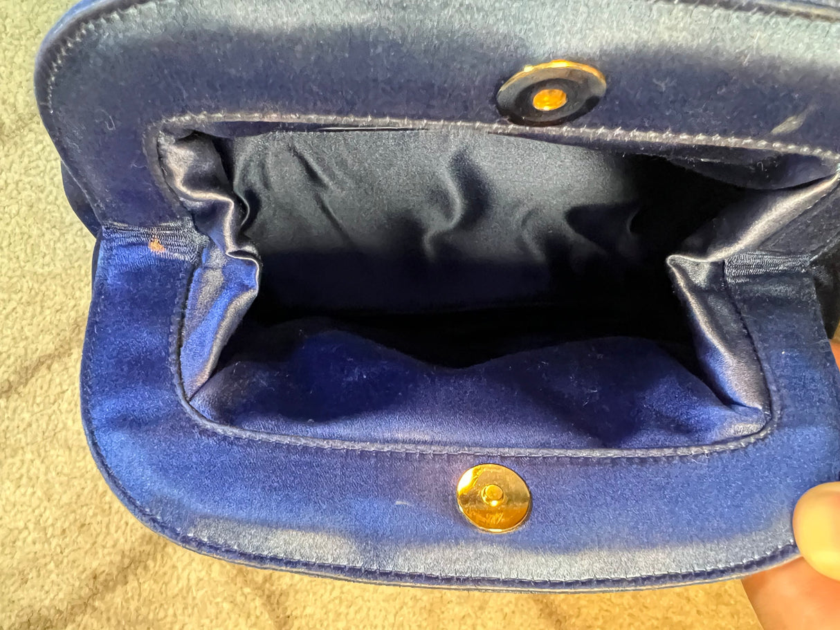 Prada Blue Satin