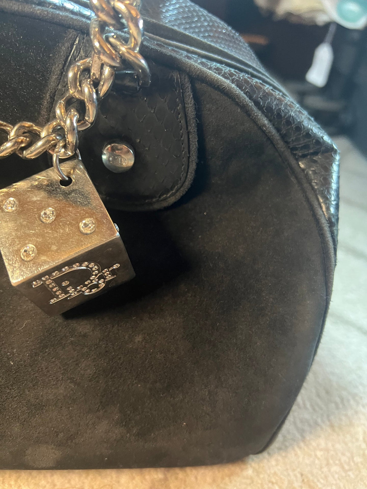 #68 Dior Gambler Snakeskin