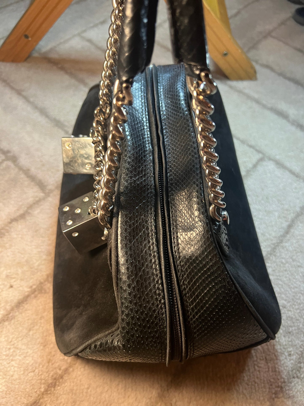 #68 Dior Gambler Snakeskin
