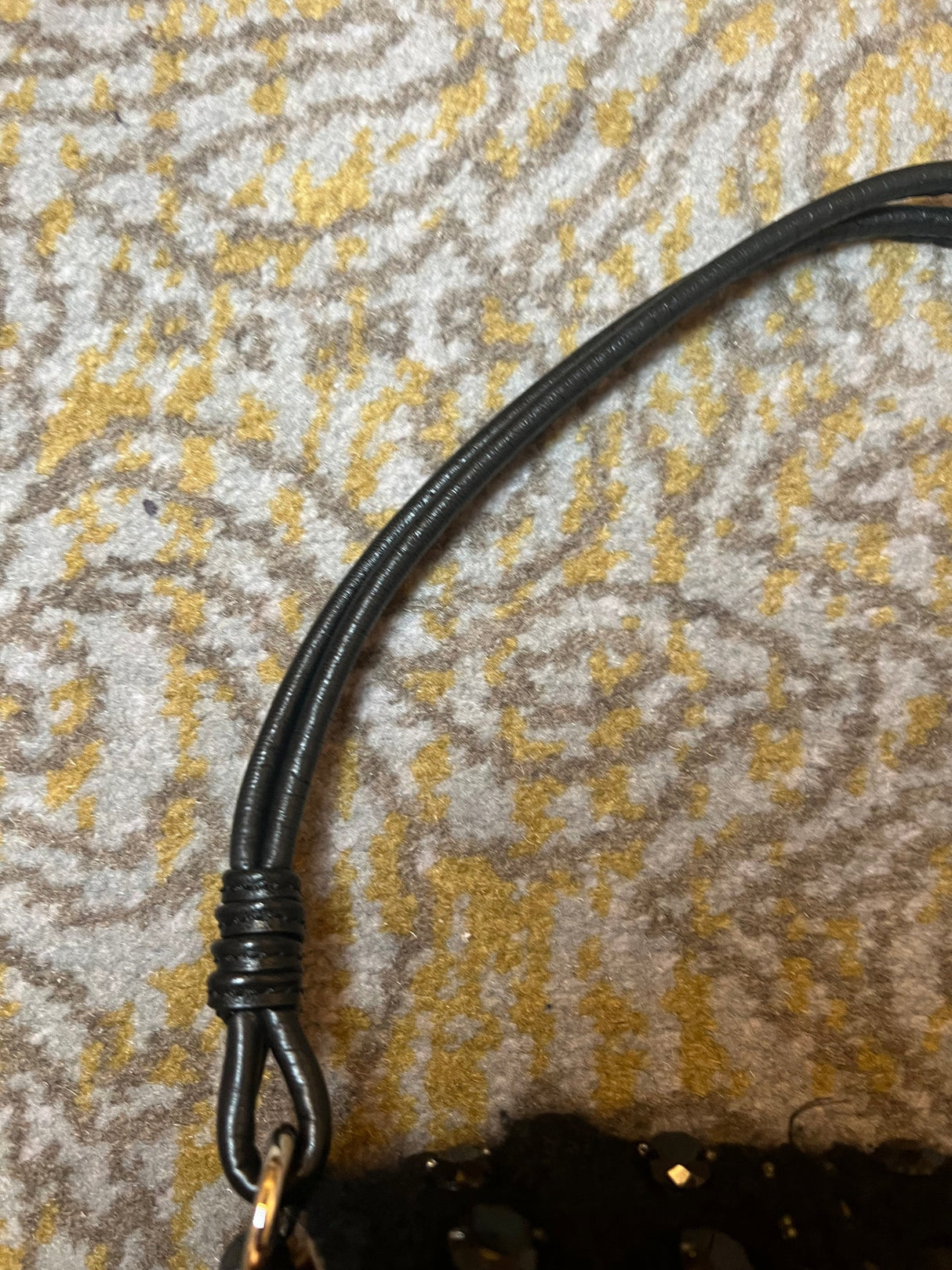 Valentino Black Crochet Bag