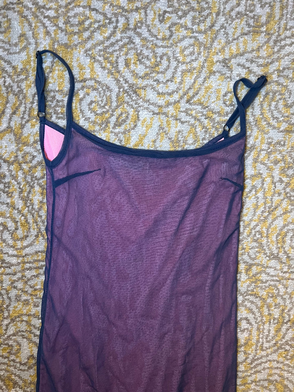 Cop. Copine Paris Vintage Purple Maxi Hoop Dress