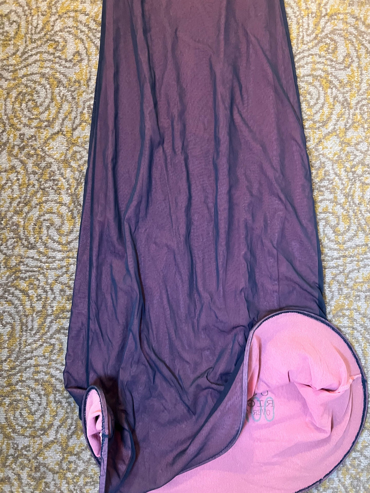 Cop. Copine Paris Vintage Purple Maxi Hoop Dress