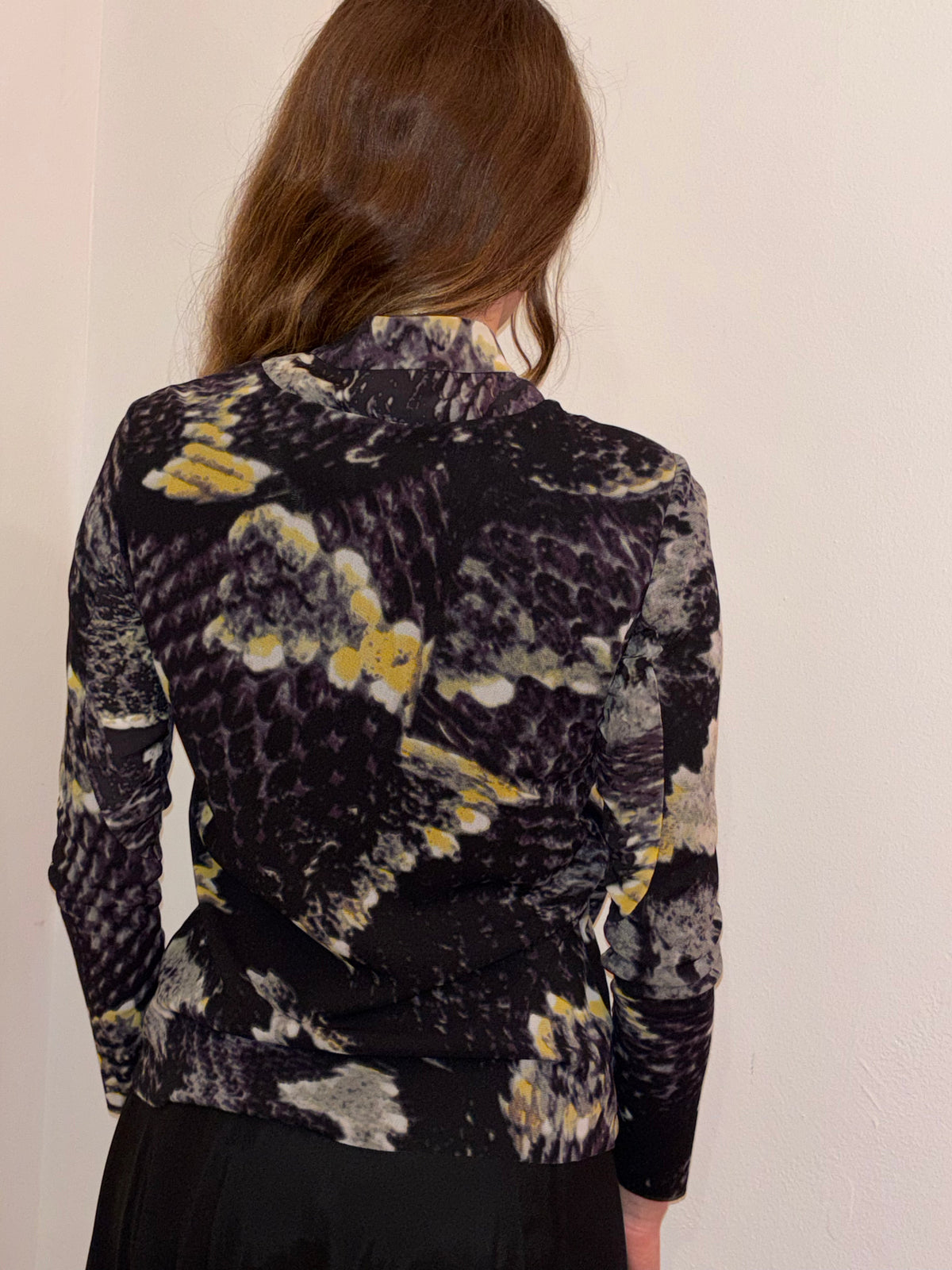 Vivienne Tam Mesh Long sleeve top