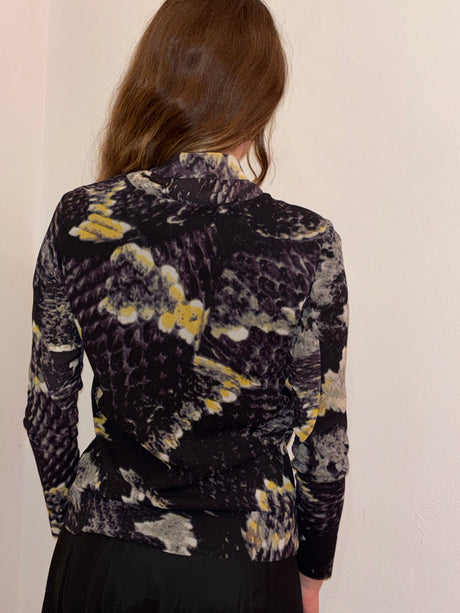 Vivienne Tam Mesh Long sleeve top