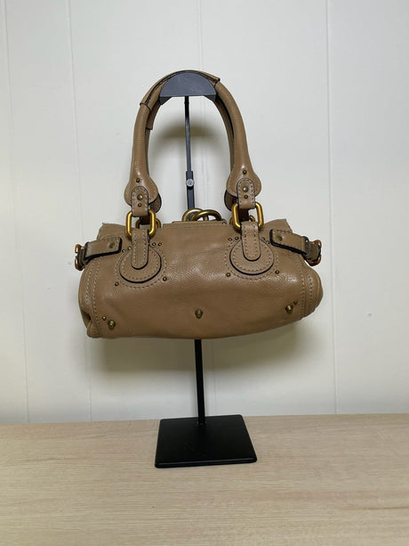 Chloé Mini Paddington Tan Leather Satchel Bag