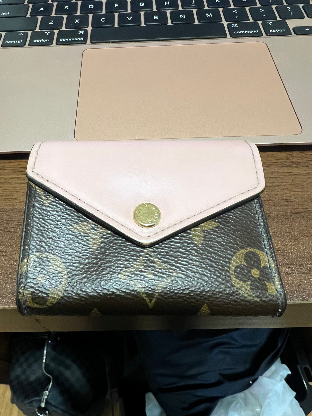LV Wallet Pink