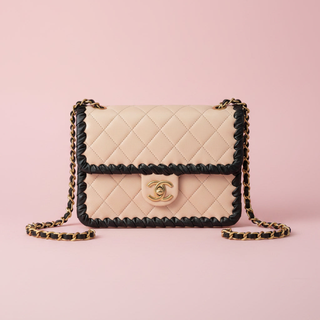 #47 Chanel Braided My Own Flap Beige