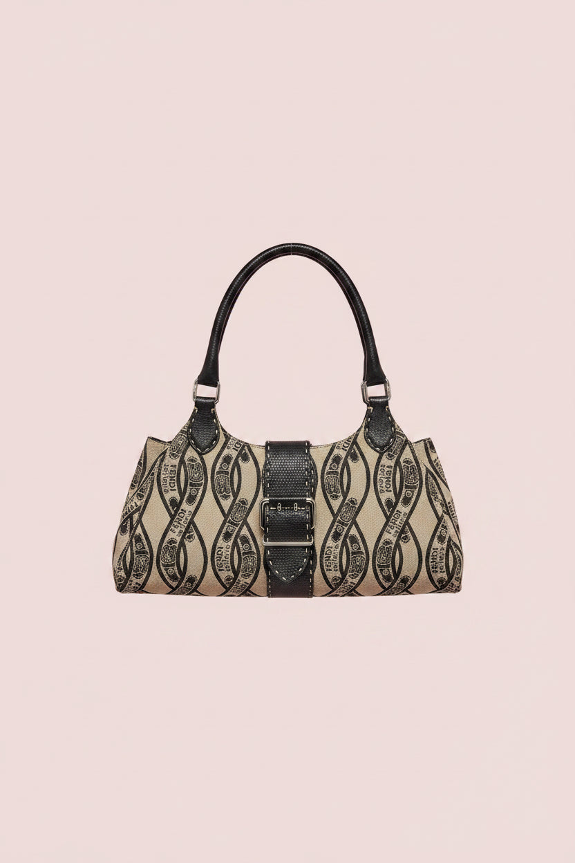41 Fendi Selleria Canvas Leather