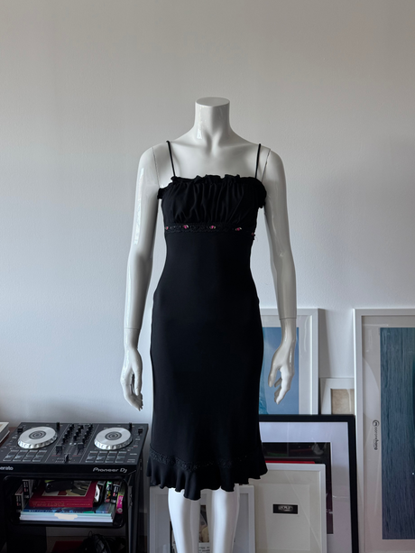 RAMPAGE Black Ruched Mini Dress